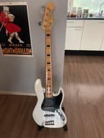 5 snarige Squire (Fender) Jazz Bass te koop., Muziek en Instrumenten, Snaarinstrumenten | Gitaren | Bas, Ophalen of Verzenden