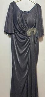 Grijze abiye maat 50, Kleding | Dames, Ophalen, Galajurk, Maat 46/48 (XL) of groter, Zo goed als nieuw
