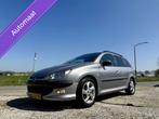 Peugeot 206 SW 1.6-16V XS Automaat, Lage km, Leer, Nwe APK, Auto's, Zwart, 4 cilinders, Leder, 48 €/maand