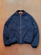 Nike Life Woven Flight Bomber Jacket S, Blauw, Nike, Ophalen of Verzenden, Zo goed als nieuw