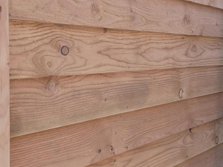 Zweeds rabat plank douglas hout, Tuin en Terras, Palen, Balken en Planken, Nieuw, Planken, 250 cm of meer, Ophalen