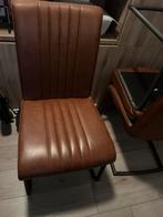 Eetkamer stoelen bruin 3 stuks, Huis en Inrichting, Ophalen, Gebruikt, Minder dan 75 cm, Metaal