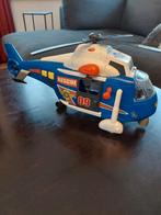 Helicopter met licht geluid en draaiende propeller en katrol, Ophalen of Verzenden, Gebruikt