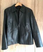 Olsen zwart leren jasje, maat 40, Maat 38/40 (M), Olsen, Zwart, Ophalen of Verzenden