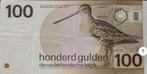 Zeldzaam 100 Gulden Biljet 1977 – Watersnip | De Nederlandsc, Ophalen of Verzenden, 100 gulden