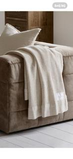 Riviera Maison Throw/Plaid Nieuw Beige, Ophalen of Verzenden, Zo goed als nieuw, Beige, Vierkant