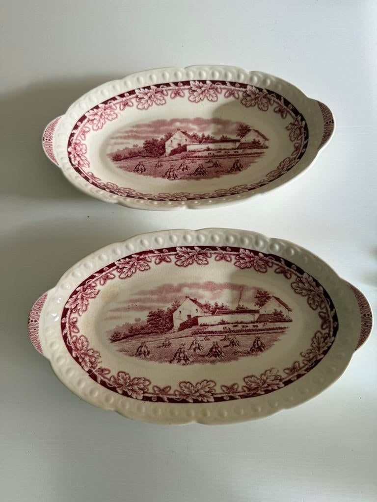 Boerenhoeve belegschaaltjes, Antiek en Kunst, Antiek | Servies los, Ophalen of Verzenden