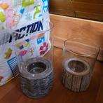 windlicht, 25 tot 50 cm, Ophalen of Verzenden, Zo goed als nieuw, Kandelaar