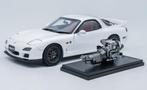 1:18 modelauto  Mazda RX-7 Spirit R - Wit - NIEUW!, Hobby en Vrije tijd, Modelauto's | 1:18, Nieuw, Overige merken, Ophalen of Verzenden