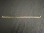 Double (goud) Figaro Ketting, Sieraden, Tassen en Uiterlijk, Kettingen, Ophalen of Verzenden, Zo goed als nieuw, Goud, Overige materialen
