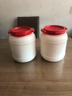 Twee bidons, Huis en Inrichting, Emmers, Ophalen, Zo goed als nieuw, Kunststof