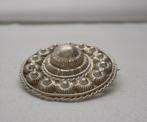 Zilveren Zeeuwse knoppen broche nr.1211, Sieraden, Tassen en Uiterlijk, Verzenden, Minder dan 4 cm, Zo goed als nieuw, Zilver