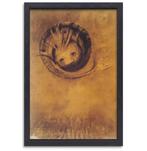 Hersenschim - Odilon Redon canvas + baklijst 60x90cm, Verzenden