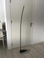 Staande lamp zwart met ledlampen, Huis en Inrichting, Lampen | Vloerlampen, Ophalen, Zo goed als nieuw, Metaal, Modern