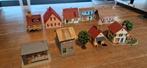Compleet dorp, 9 gebouwen H0, Ophalen of Verzenden, Gelijkstroom of Wisselstroom, Overige merken