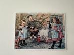 Gratis Ot & Sien Schilderij op Hardboard vintage retro, Antiek en Kunst, Ophalen