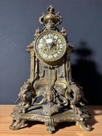 Antieke Franse Bronzen Regency stijl Pendule ca.1880 (45), Ophalen of Verzenden