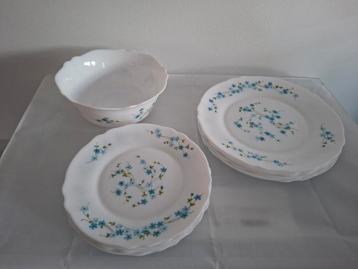 Arcopal Servies: Schaal, 6 Ontbijt, 6 groot plat 6 diep, Huis en Inrichting, Keuken | Servies, Zo goed als nieuw, Schaal of Schalen
