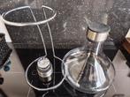 Glazen wijn decanteerder 1,8l met ophangrek, Ophalen of Verzenden, Zo goed als nieuw