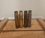 vier originele lege 20 mm hulzen uit de Tweede Wereldoorlog, Ophalen, Hulzen of Bodemvondsten