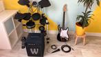 Elektrische drumstel medeli, elektrische gitaar  speaker, Muziek en Instrumenten, Ophalen, Gebruikt, Overige merken, Elektronisch