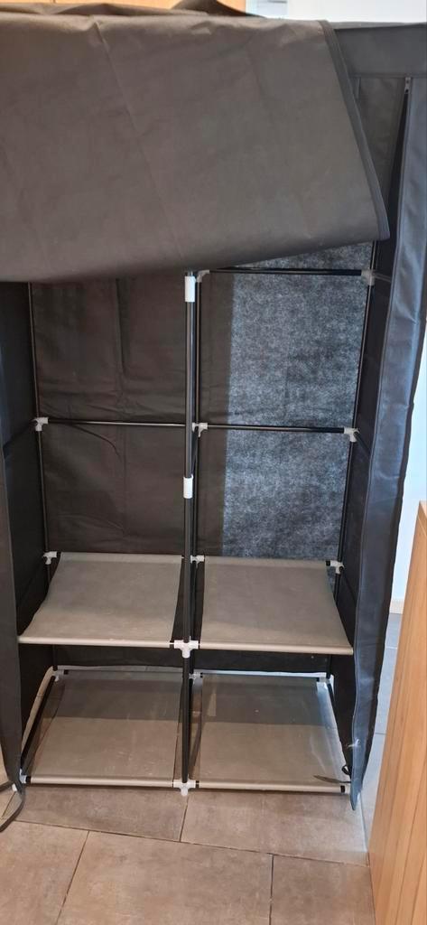 Kledingkast met planken en hanggedeelte, Huis en Inrichting, Kasten | Kledingkasten, Zo goed als nieuw, 150 tot 200 cm, 100 tot 150 cm
