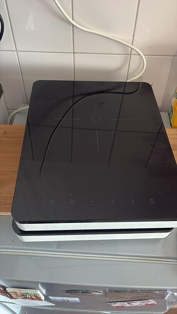 2 Inductieplaten + Pannen Set (Wok, Pan, Potten), Witgoed en Apparatuur, Kookplaten, Gebruikt, Vrijstaand, Inductie, 3 kookzones of minder