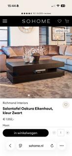 Richmond Salontafel Oakura Eikenhout, Huis en Inrichting, Tafels | Salontafels, 100 tot 150 cm, Eikenhout, Zo goed als nieuw, Minder dan 50 cm