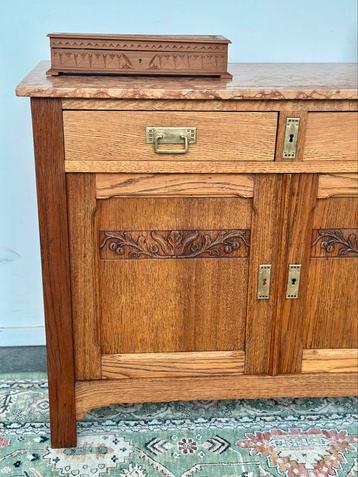 Prachtige franse eiken kast - commode - dressoir beschikbaar voor biedingen