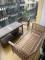 Eikenhout tuinset, Tuin en Terras, Tuinsets en Loungesets, Ophalen, Gebruikt, Bank