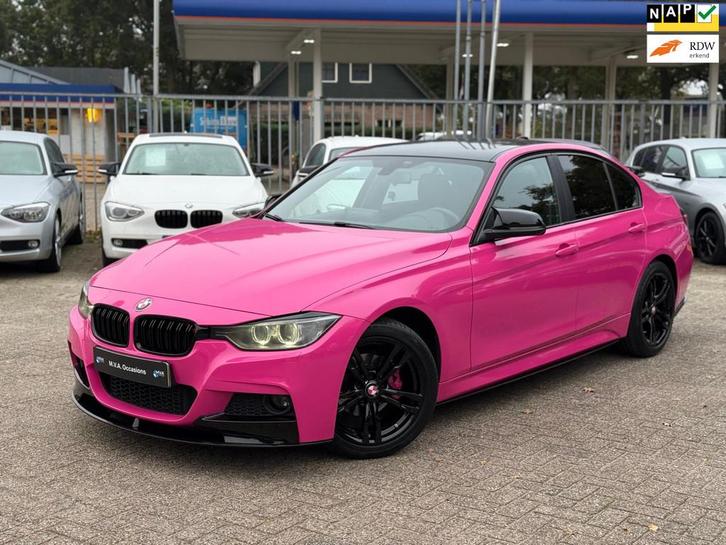 BMW 3-serie 316i Executive M Sport Roze|Nieuwe Ketting + Kle, Auto's, BMW, Bedrijf, Te koop, 3-Serie, ABS, Airbags, Airconditioning