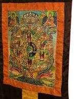 Antieke Boeddhistische Thangka, Ophalen of Verzenden