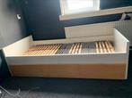 Ikea Brekke 1-persoonsbed + Leen Bakker lattenbodem, Huis en Inrichting, Ophalen, Gebruikt, 90 cm, Eenpersoons
