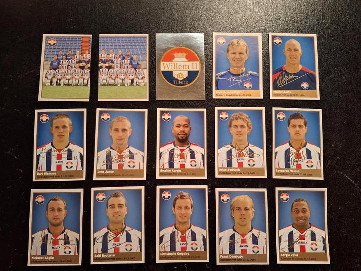 Complete set stickers Willem II 2009-10, Verzamelen, Sportartikelen en Voetbal, Poster, Plaatje of Sticker, Willem II, Ophalen of Verzenden