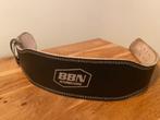 BBN Hardcore leren Powerlifting riem | Fitness Belt (maat S), Ophalen of Verzenden, Zo goed als nieuw, Rug, Halterriem