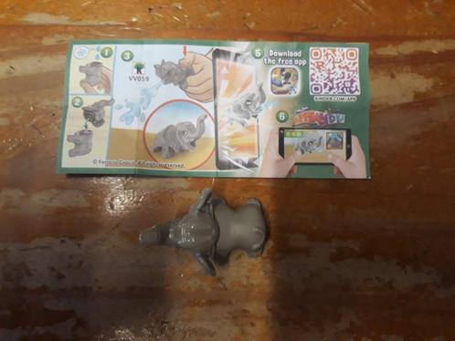 Ferrero verrassingsei figuurtje, olifant VV059, Verzamelen, Verrassingseieren, Nieuw, Hardplasticfiguren, Ophalen of Verzenden