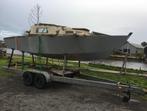 Zelboottrailer kiel zeilboot trailer aanhanger dubbelasser, Watersport en Boten, Boottrailers, Gebruikt, Verstelbare verlichting