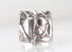 Vintage zilveren ring Juhls, Noorwegen jaren ‘60/’70, Ophalen of Verzenden, Zilver, Ring