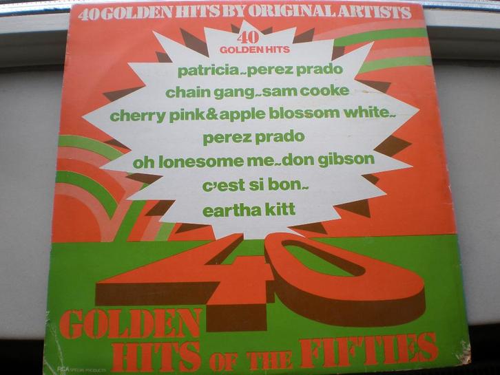 40 Golden Hits by original Artists (2 LP's)  1965, Cd's en Dvd's, Vinyl | Verzamelalbums, Gebruikt, Pop, 12 inch, Ophalen of Verzenden