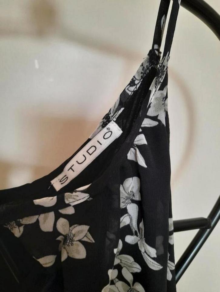Topje halter, Kleding | Dames, Blouses en Tunieken, Zo goed als nieuw, Maat 46/48 (XL) of groter, Blauw, Ophalen of Verzenden