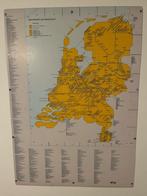 Spoorkaart Nederland NS, Ophalen, Gebruikt, Trein, Kaart of Prent