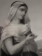 Antieke Staalgravure - Jepthaas Dochter 1847, Ophalen of Verzenden