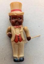 Japans Celluloid Poppetje met top hat en wandelstok +2 extra, Antiek en Kunst, Ophalen of Verzenden
