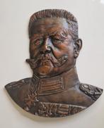 Originele Brons/koperen plaquette von Hindenburg., Duitsland, Ophalen of Verzenden, Kunstobject, Landmacht