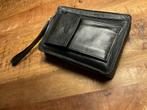 Lederen Polstasje - dR Amsterdam; Zo Goed Als Nieuw!, Sieraden, Tassen en Uiterlijk, Portemonnees, Overige merken, Zwart, Ophalen of Verzenden