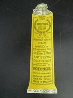Antieke boekenlegger Kolynos tandpasta, Ophalen of Verzenden, Nieuw, Reclame