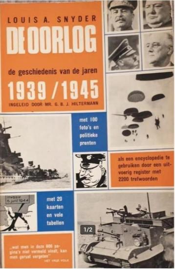 Snyder - De oorlog- De geschiedenis van de jaren 1939 / 1945 beschikbaar voor biedingen