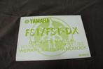 Yamaha FS1 FS1- DX 1979 bromfiets handleiding, Fietsen en Brommers, Handleidingen en Instructieboekjes, Ophalen of Verzenden, Zo goed als nieuw