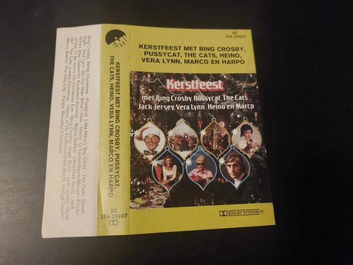 KERSTFEEST MET… (CASSETTEBANDJE), Cd's en Dvd's, Cassettebandjes, Zo goed als nieuw, Origineel, Overige genres, 1 bandje, Ophalen of Verzenden
