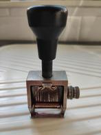 Buschauffeur stempel, Antiek en Kunst, Antiek | Kantoor en Zakelijk, Ophalen
